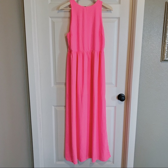 gianni bini hot pink dress